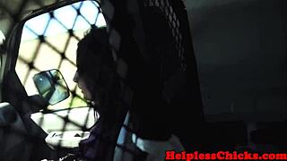 Tattooed teen begs master to roughfuck her outdoors??