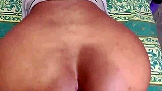 perfect brazilian big ass latina spreads wide for rough gaping anal doggy... 😍🍑🔥