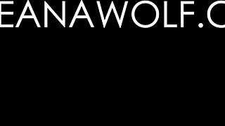 Petite Brunette Meana Wolf Flashes Big Tits Ass Long Hair Taboo Show