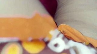 Big ass desi wife spreads in dorm for roommate's kitchen pound