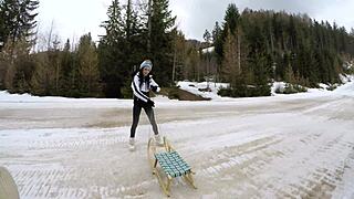 Slutty BFFs Anna De Ville and Kitana Lure's Strap-On Threesome Vacation Orgy