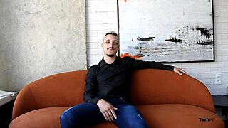 discover reh queen's swollen pussy test on the marvelous sofa