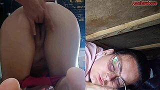 brazilian curvy milf bent over doggystyle bareback by fat daddy cock rough