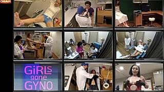 channy crossfire's tanned latex gloves fetish dental checkup backstage