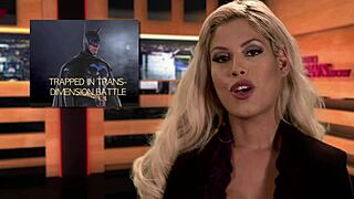 jo-kerr pounds three sluts' wet pussies in office orgy