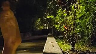 Ting Xuan's Skirt Tease Pee And Park Stroke