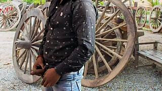 Bharti Bhabhi's huge fat Indian college student asshole gapes from wild home fucking party