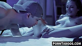 Porntaboos unleashes sticky CUM flooding alluring Kyler Quinn's tight PUSSY in raw creampie bliss