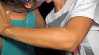 Sexy Tattooed Brazilian Brunette Wife Dances Before Big Tits Fuck