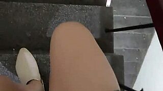 Ting Xuan's Skirt Tease Pee And Park Stroke