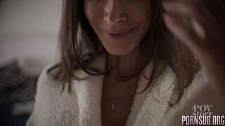 petite latina milf mother-in-law seduces with big tits creampie