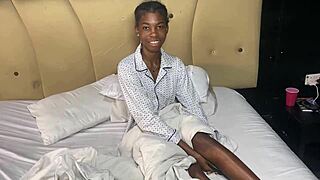 i'm interviewing this cute african teen model feels so real and exciting