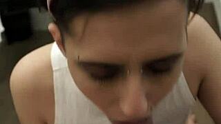 hey check out nick foxxx's total wet oral on this pretty brunette