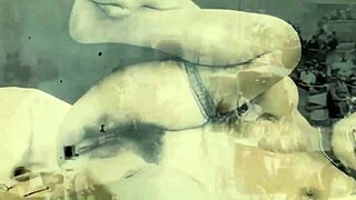 Vintage retro hairy beavers in antique pussy closeups