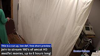 dr tampa's lesbian torment clinic features olivia kassady in latex handcuffs