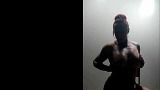 sexy athletic brazilian cavala strips tattooed body teases huge clit in compilation