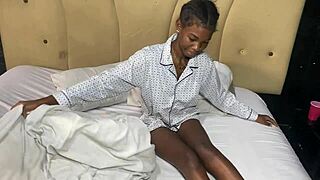 i'm interviewing this cute african teen model feels so real and exciting