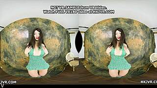 Hotkinkyjo's Green Dot Dress Hides Extreme Self Anal Fisting Prolapse