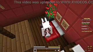 bold minecraft lesbians ravage cute girl's wet pussy in hardcore esex