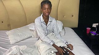 i'm interviewing this cute african teen model feels so real and exciting