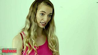 that bombshell secretary gets fucked hard by her boss. he unloads cum right in her pussy!