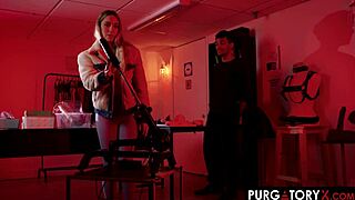 petite blonde khloe kapri slurps big black cock at gloryhole facial cuckold