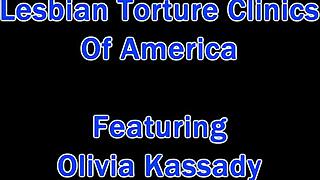 dr tampa's lesbian torment clinic features olivia kassady in latex handcuffs