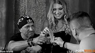 Club dancers dive into hardcore foot fetish threesome