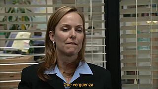 office anal sex with small tits at work in 1x1 spanish sub