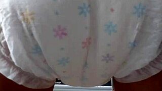 i tried a japanese diaper and ended up making a huge mess