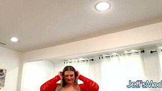 whoa chubby tiffany star just plops her massive fat ass down on that huge dildo...