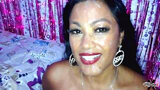 Big Ass Stripper Maxine X Rough Assfucked Squirts Swallows Cum