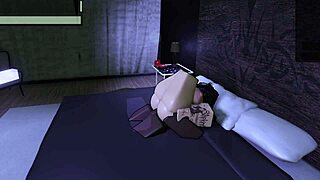 roblox goth slut tempts fate bent over doggystyle deepthroating bbc bull craving rough anal addiction