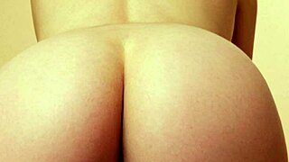 Exhibitionist Mia Pink AI girlfriend flashes big tits in bedroom