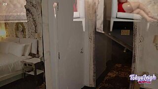 yo tokyo leigh, that thick japanese milf strips and strips for bbc at the mazee