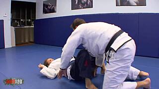 Big cock blowjob earns her that foot massage