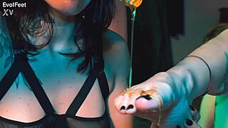 Group Worships Honey-Covered Bare Feet