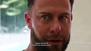 handyman, sink into jewel's oiled nuru massage sliding to orgasm