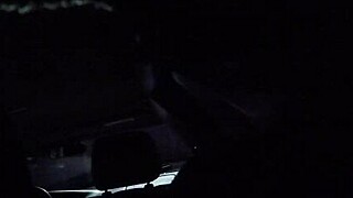 Angie Gets Candid Car Creampie from Fat Cock Whore Blowjob!