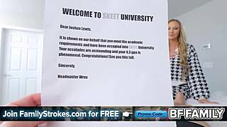 my dirty stepmom cheer sis drainin my balls dry!!