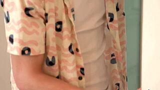 horny jessica ryan church catches masturbating then fucks stepson anal