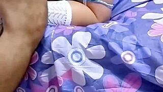 hot mexican teen so horny she begs for full creampie anal before school in real homemade clip