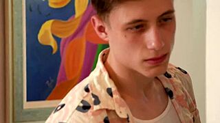 horny jessica ryan church catches masturbating then fucks stepson anal