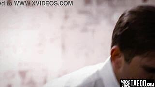 mature stud pounds my milf secretary pussy doggystyle in office before stepson shares