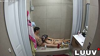 Luuv Xaner And Grossy Shower Fuck Her Great Tits Bounce!