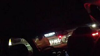 Angie Gets Candid Car Creampie from Fat Cock Whore Blowjob!