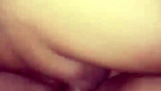 brazilian milf creampied hard in new year interracial fuck