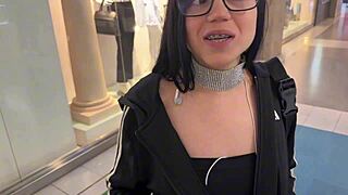 mall fan meet turns into pov slut wife doggy fuck