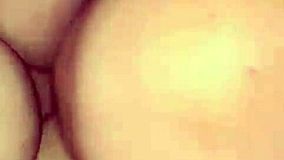 brazilian milf creampied hard in new year interracial fuck