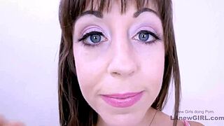 hey, this sultry brunette's vibe turns into hardcore fucking at her modeling audition, right?